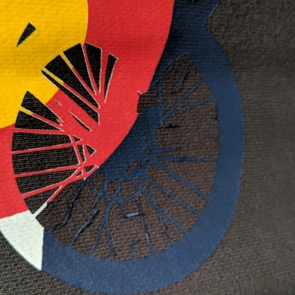 League Vintage Washed Fleece Men's Colorado Pullover Hoodie Size Large - Picture 4 of 10